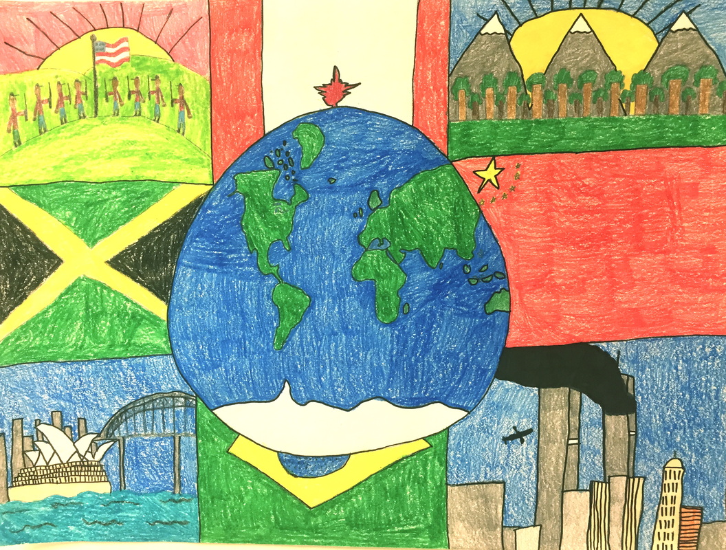 SiXth Grade: Lions club Peace Posters - SWITZER ELEMENTARY ART GALLERY